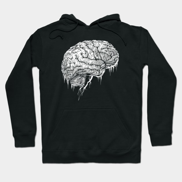 Slimy Brain Hoodie by StabbedHeart